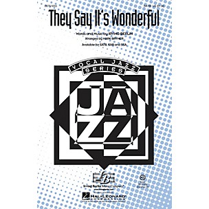 Hal Leonard They Say It's Wonderful (from Annie Get Your Gun) SAB Arranged by Mark Brymer