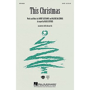 Hal Leonard This Christmas SAB by Donny Hathaway Arranged by Mark Brymer