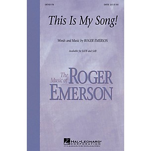 Hal Leonard This Is My Song! SATB composed by Roger Emerson