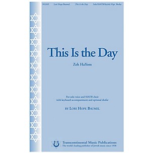 Transcontinental Music This Is the Day (Zeh HaYom) SSATB composed by Lori Hope Baumel