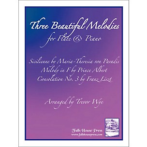 Theodore Presser Three Beautiful Melodies For Flute & Piano (Book + Sheet Music)