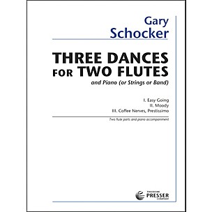 Carl Fischer Three Dances For Two Flutes