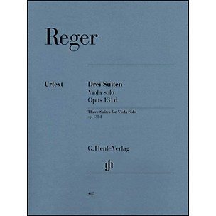 G. Henle Verlag Three Suites for Viola Solo Op. 131D By Reger