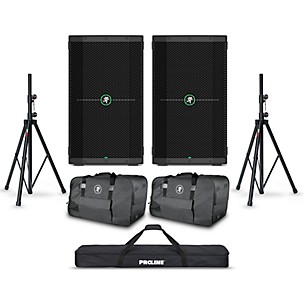 Mackie Thump210XT 10" Powered Speaker Pair With Bags and Stands