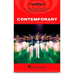 Hal Leonard Thunder Marching Band Level 3-4 by Imagine Dragons arranged by Paul Murtha