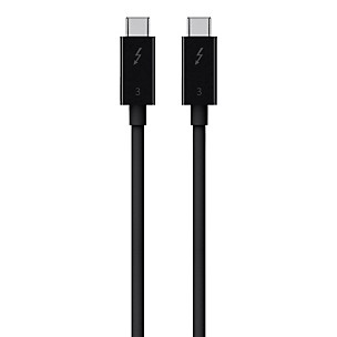 Belkin Thunderbolt 3 USB-C to USB-C Cable, 100W - 1.6 ft.