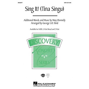 Hal Leonard Tina Singu (Sing It!) 3-Part Mixed Composed by Mary Donnelly