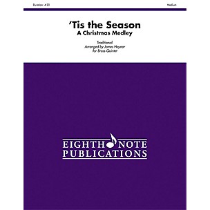 Alfred Tis the Season A Christmas Medley Brass Quintet Score & Parts