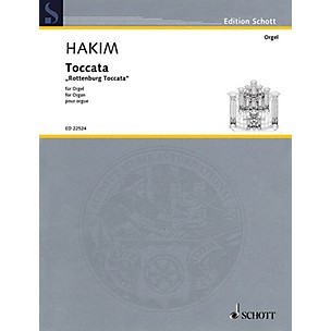 Schott Toccata (Rottenburg Toccata for Organ) Organ Large Works Series Softcover