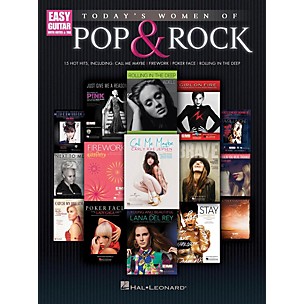 Hal Leonard Today's Women Of Pop & Rock (Easy Guitar With Tab)