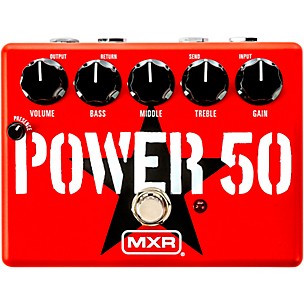 MXR Tom Morello Power 50 Overdrive Effects Pedal