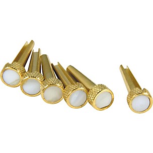 D'Andrea Tone Pins Brass Bridge Pin Set