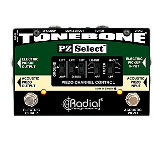Radial Engineering Tonebone PZ Select Piezo and Magnetic Pickup Selector/ DI Box