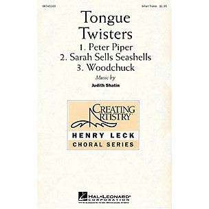 Hal Leonard Tongue Twisters 3 Part Treble composed by Judith Shatin