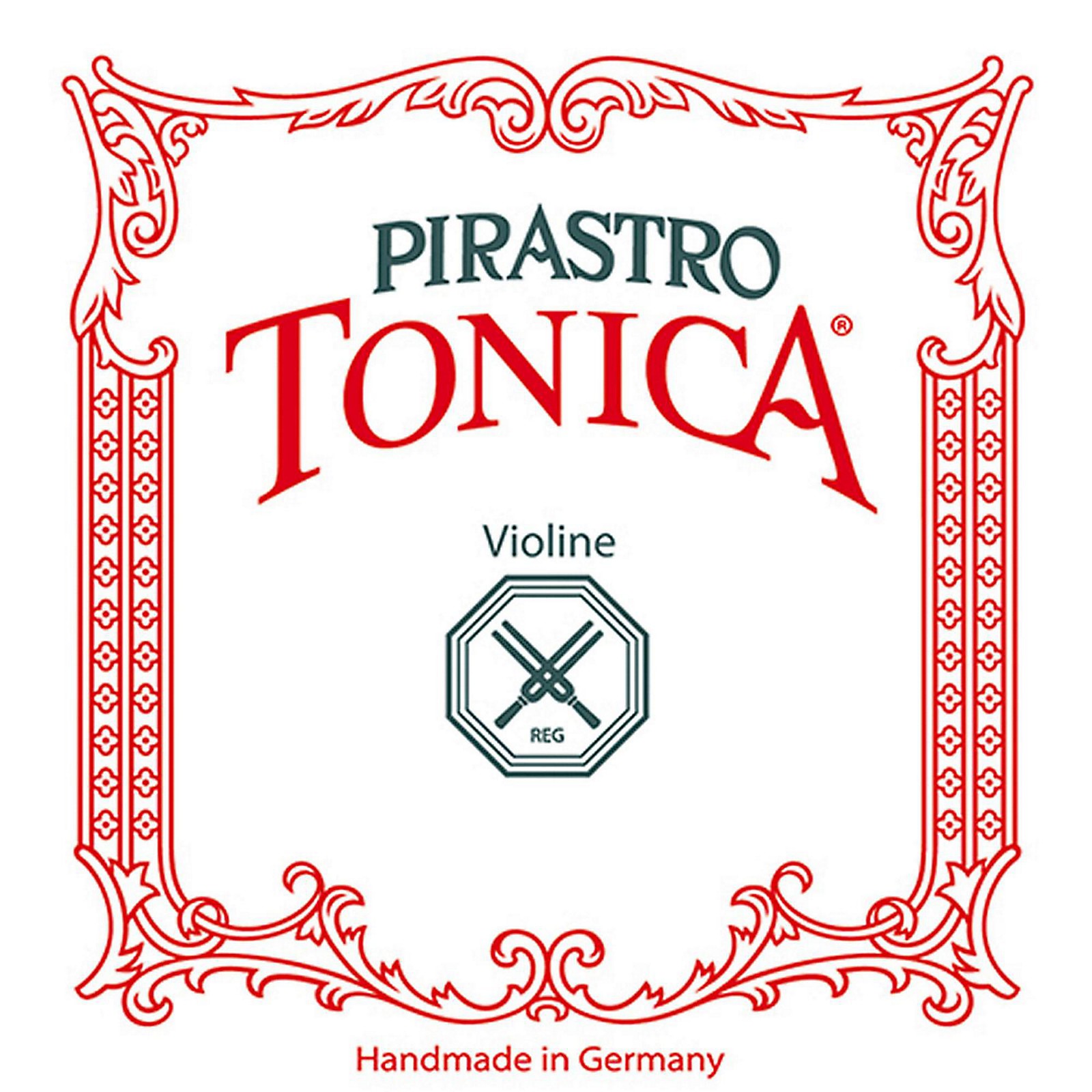 Pirastro Tonica 4/4 Violin Strings With Advanced Synthetic Core, Medium