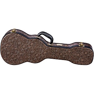 Luna Tooled Leather Baritone Ukulele Hard Case