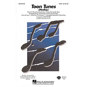 Hal Leonard Toon Tunes 2-Part Arranged by Mark Brymer