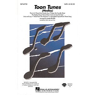 Hal Leonard Toon Tunes SAB Arranged by Mark Brymer