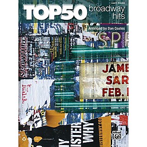 Alfred Top 50 Broadway Hits Easy Piano Book