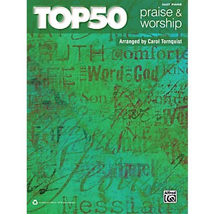 Alfred Top 50 Praise & Worship Easy Piano Book