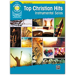 Alfred Top Christian Hits Instrumental Solos Tenor Sax Book, Level 2-3
