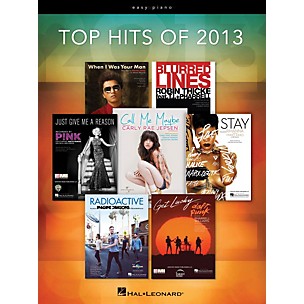 Hal Leonard Top Hits Of 2013 for Easy Piano