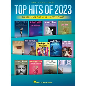 Hal Leonard Top Hits of 2023 Piano/Vocal/Guitar Songbook