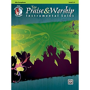 Alfred Top Praise & Worship Instrumental Solos - Alto Sax, Level 2-3 (Book/CD)