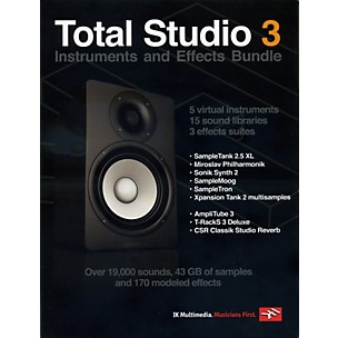 IK Multimedia Total Studio 3 Software Instruments and Effects Bundle