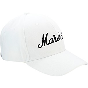 Marshall Tour Cap White with Black Logo