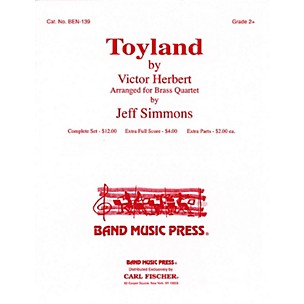 Band Music Press Toyland (for Brass Quartet) Concert Band Level 2 1/2 Arranged by Jeff Simmons