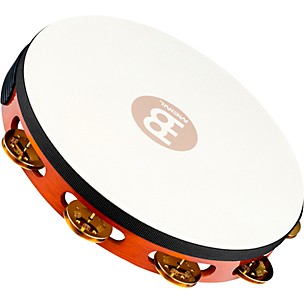 MEINL Traditional Goat-Skin Wood Tambourine Single Row