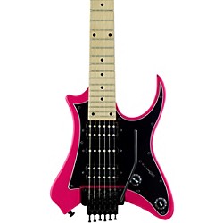 pink black guitar