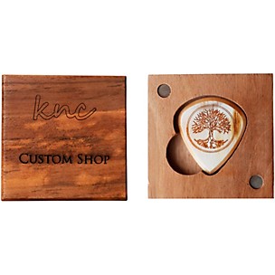 Knc Picks Tree Of Life Buffalo Horn Guitar Pick With Wooden Box