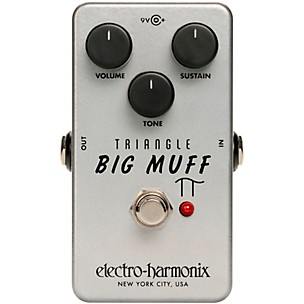 Electro-Harmonix Triangle Big Muff Pi Distortion/Sustainer Guitar Effects Pedal