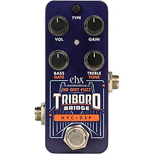 Electro-Harmonix Triboro Bridge Overdrive/Distortion/Fuzz Effects Pedal
