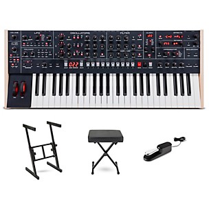 Sequential Trigon-6 6-Voice Polyphonic Analog Synthesizer Essentials Bundle