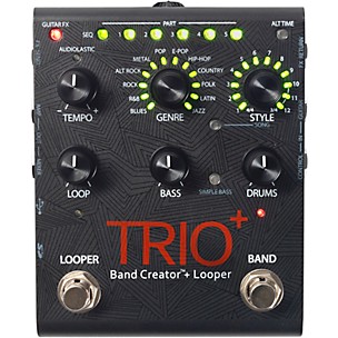 DigiTech Trio+ Band Creator Plus Looper Guitar Effects Pedal