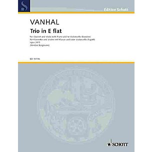 Schott Trio E Flat Major Op. 20, No. 5 Schott Series by Johann Baptist Vanhal