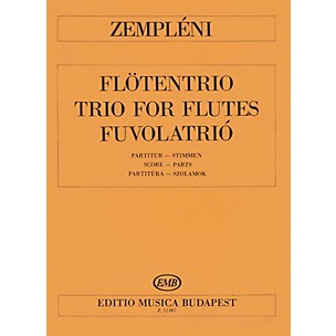 Editio Musica Budapest Trio EMB Series Composed by László Zempléni