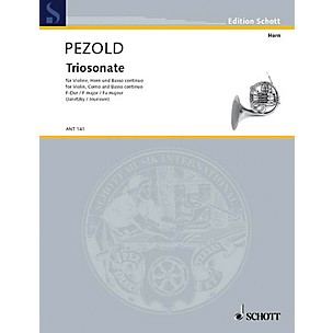 Schott Trio Sonata in F Major Schott Series by Christian Pezold Arranged by Hermann Jeurissen