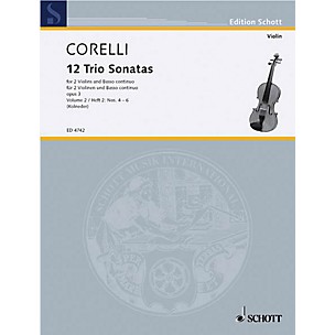 Schott Music Trio Sonatas Op. 3, Nos. 4-6 (Score and Parts) Schott Series Composed by Arcangelo Corelli