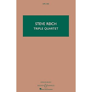 Boosey and Hawkes Triple Quartet (Version for String Quartet and Tape) Boosey & Hawkes Scores/Books Series by Steve Reich