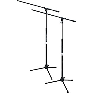 On-Stage Stands Tripod Mic Stand with Boom 2-Pack