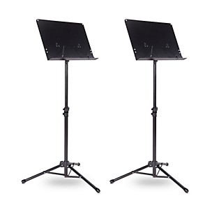 Musician's Gear Tripod Orchestral Music Stand 2-Pack - Black