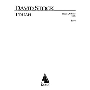 Lauren Keiser Music Publishing T'ruah for Brass Quintet LKM Music Series Book  by David Stock