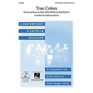 Contemporary A Cappella Publishing True Colors SSAA A CAPPELLA Arranged by Deke Sharon