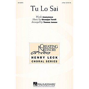 Hal Leonard Tu Lo Sai 2PT TREBLE arranged by Thomas Juneau