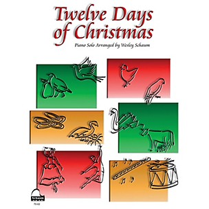 Schaum Twelve Days of Christmas Educational Piano Series Softcover