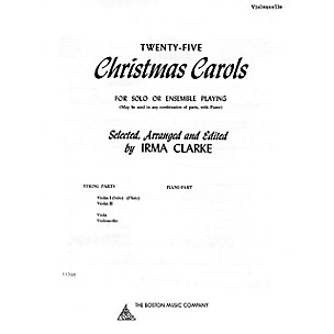 Music Sales Twenty-Five Christmas Carols - Cello (for Solo or Ensemble Playing) Music Sales America Series